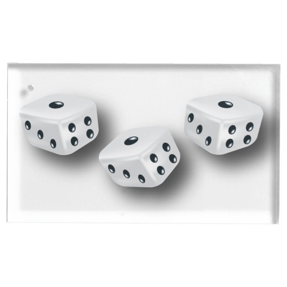 Lucky Dice Table Card Holder
