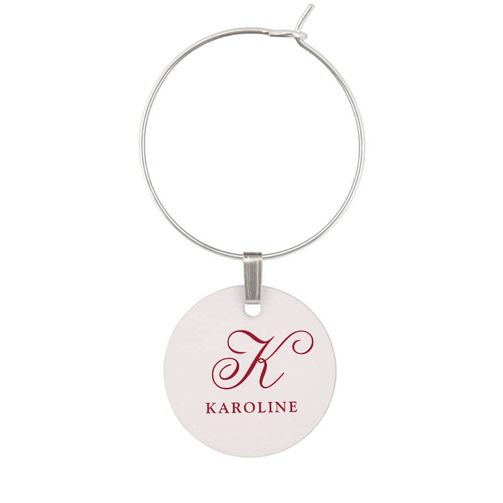 Drunk In Love Red Wine Charm