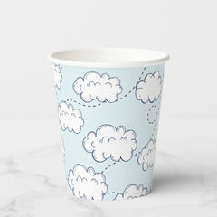 Time Flies Airplane Birthday Paper Cups