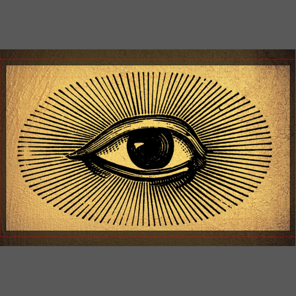 Eyeball | Table Card Holder | Gold