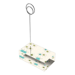 Iconic Atomic Starbursts Table Card Holder