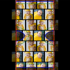 4 Photo Collage Template Make Your Own Fun Socks