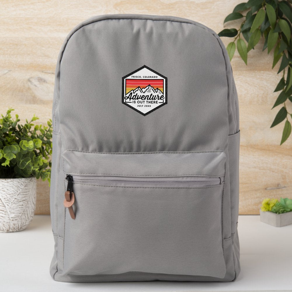Mountain Adventure Hiking Camping Trip Custom Patch