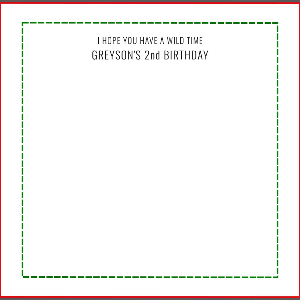 Modern Simple Party Animal | Wild Animal Birthday  Paper Cups