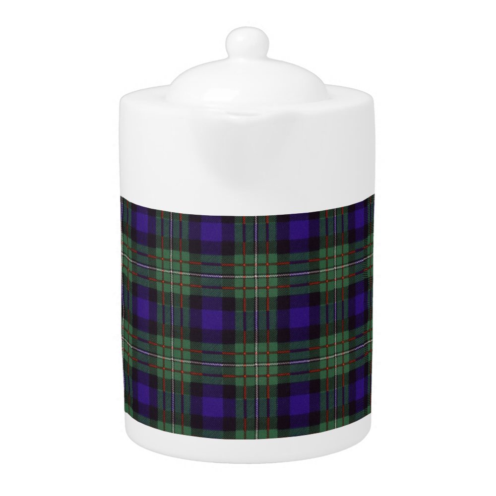 Real Scottish tartan - Ferguson Teapot
