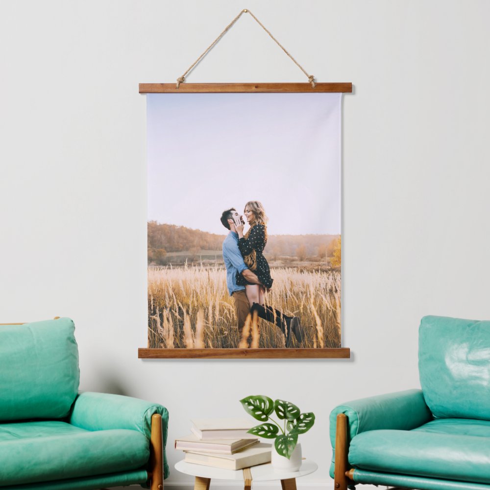 Personalized Photo Art Print Hanging Tapestry