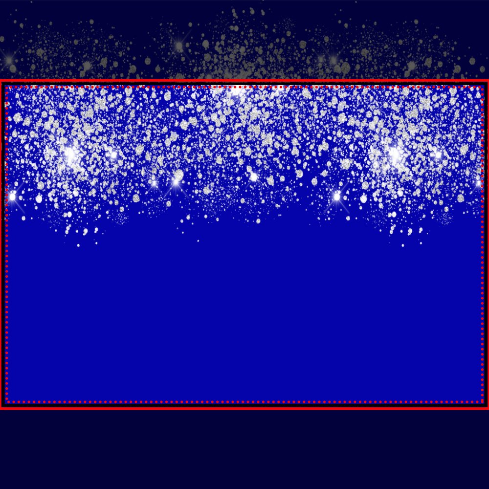 Royal blue silver glitter party paper placemat