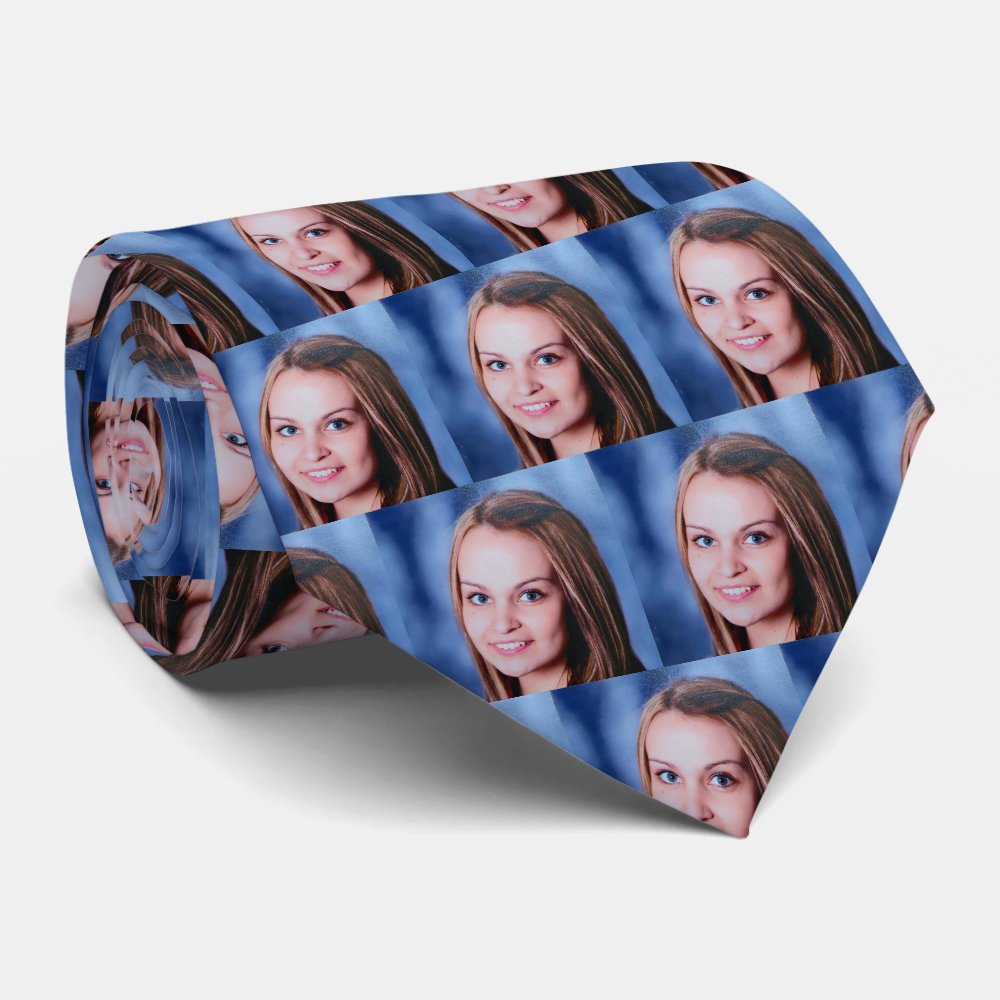 Custom Family Photo Personalized Neck Tie