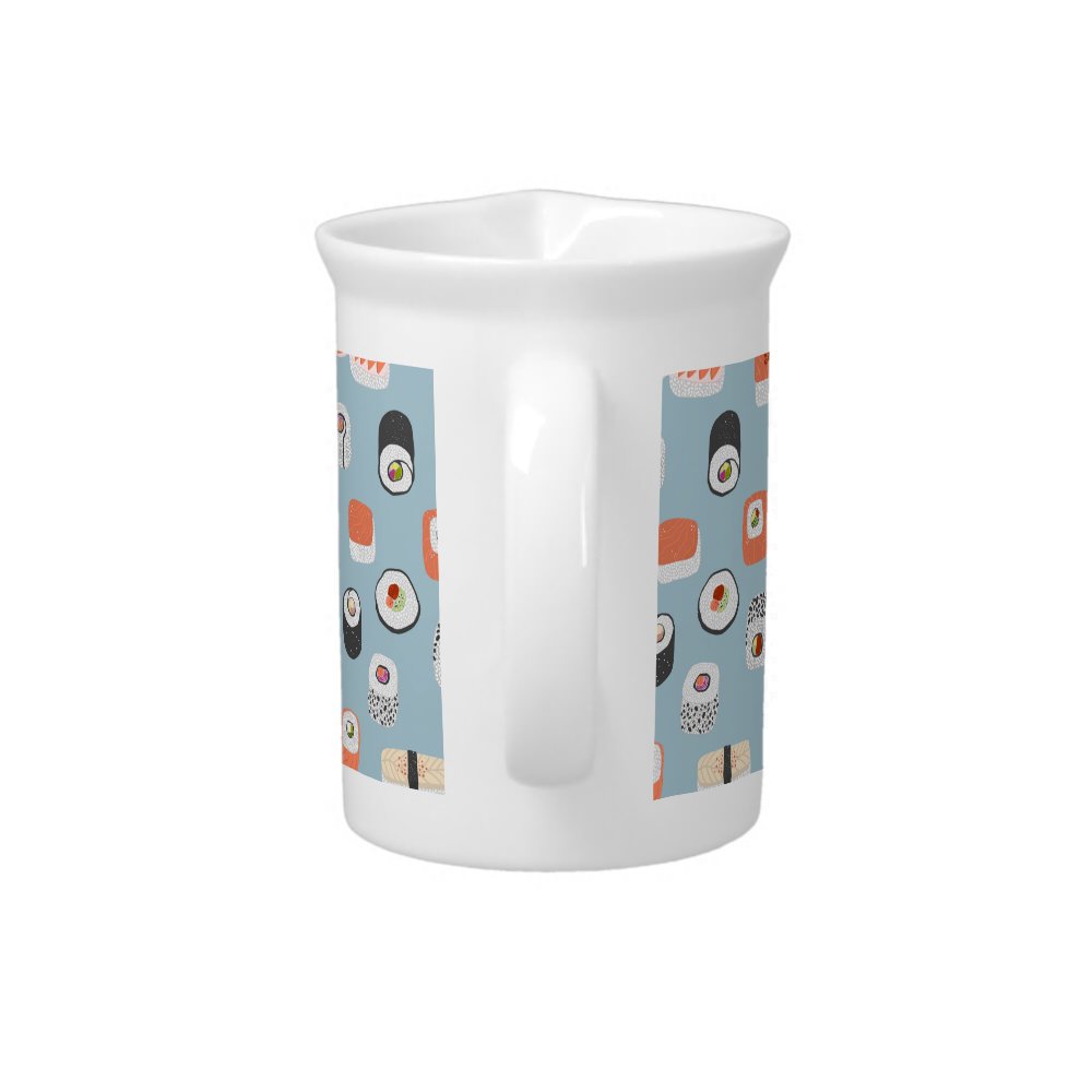 Sushi Pattern Beverage Pitcher