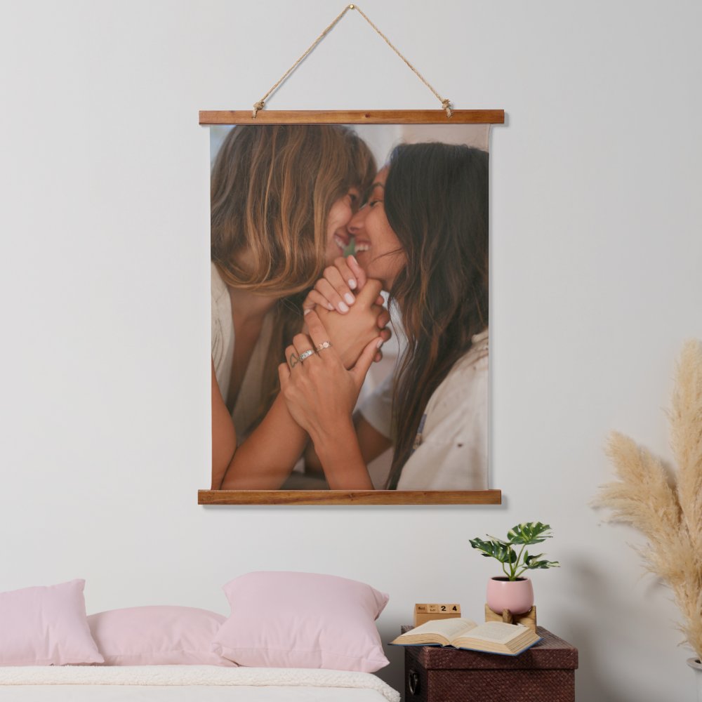 Customizable Hanging Photo Canvas Tapestry