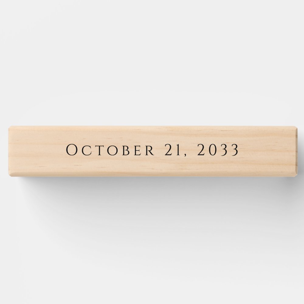 Personalized Elegant Modern Minimal Custom Wedding Topple Tower