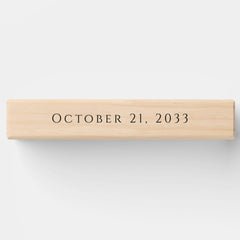 Personalized Elegant Modern Minimal Custom Wedding Topple Tower