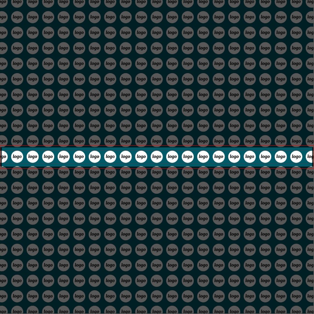 Simple Logo Business Promotional Teal Green Pet Collar
