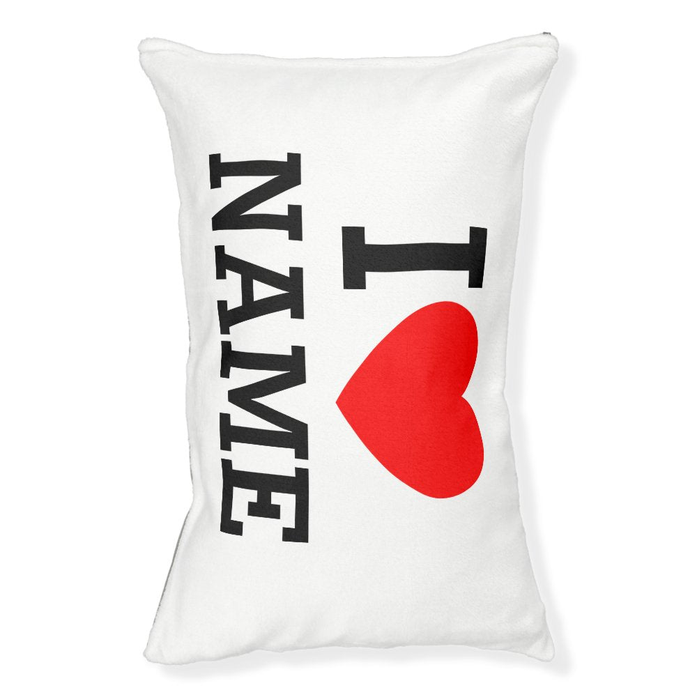 I Heart Name Pet Bed