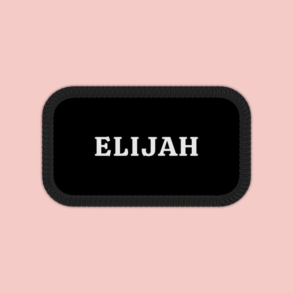 Name Business Employee Bold Retro Patch