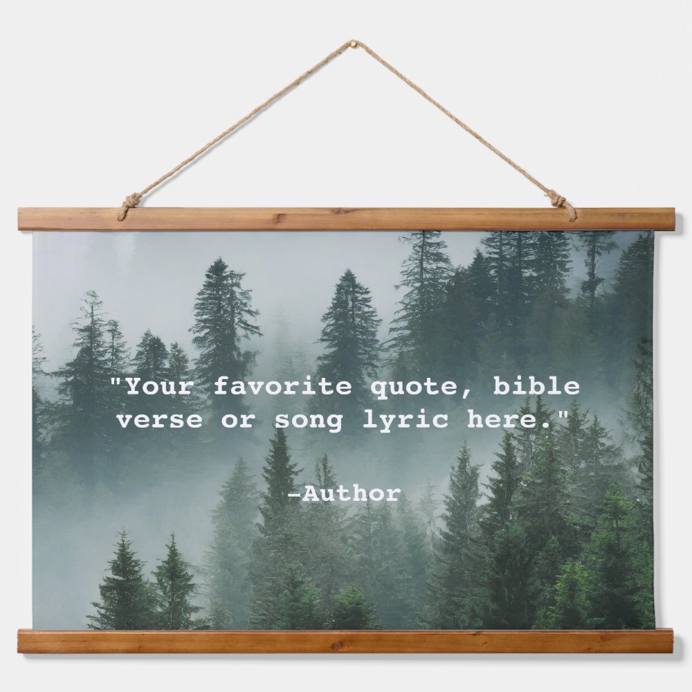 Create Your Own Quote Hanging Tapestry