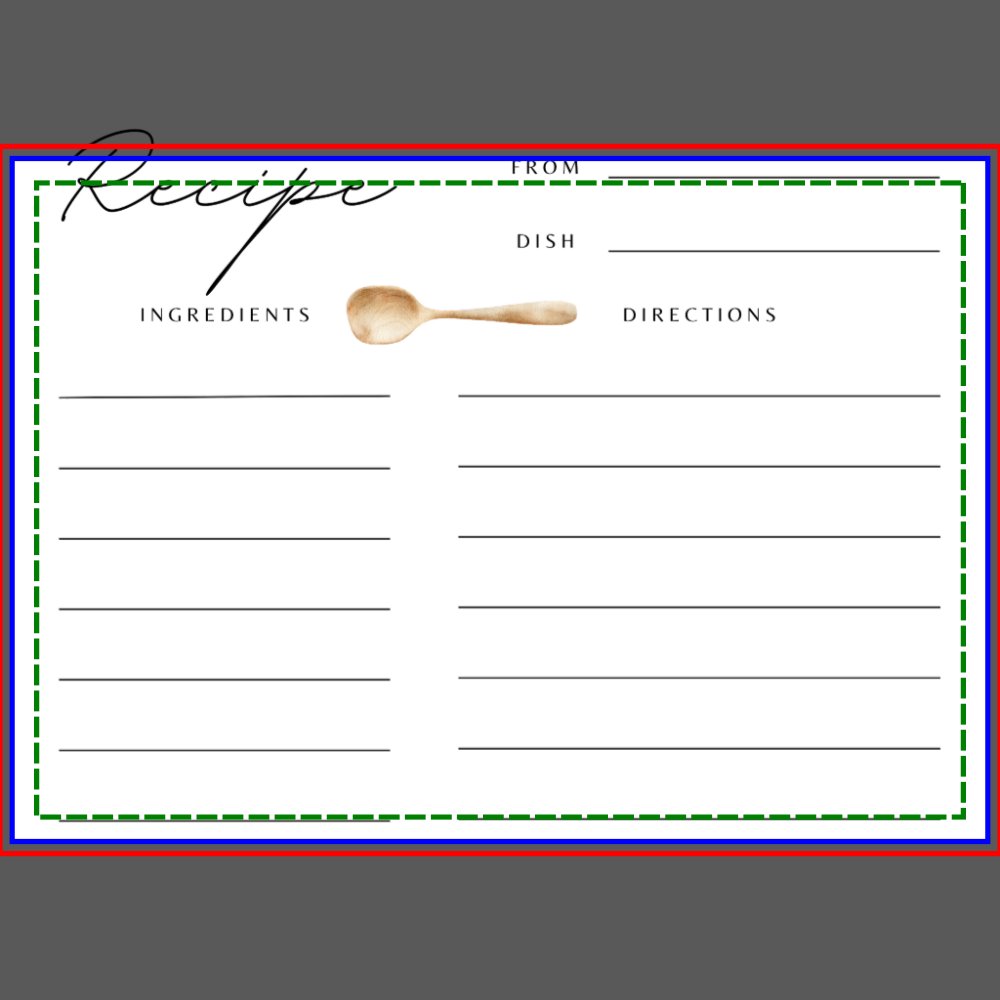 Stock the Kitchen Bridal Shower Recipe Card