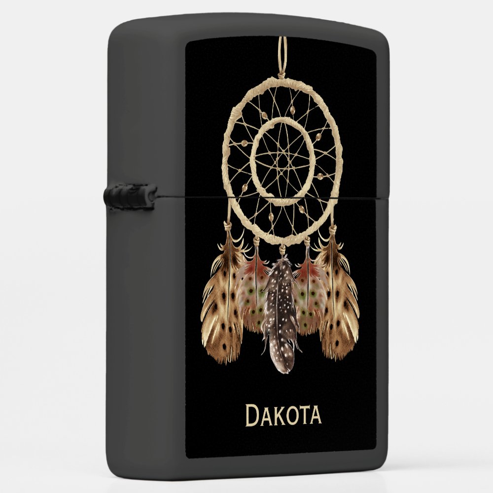 Dream Catcher Boho Style with Your Name Zippo Lighter