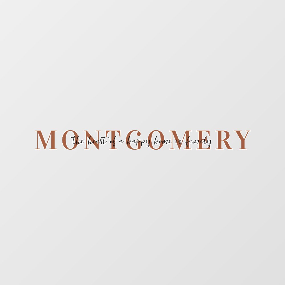Family Name & Quote Wall Decal
