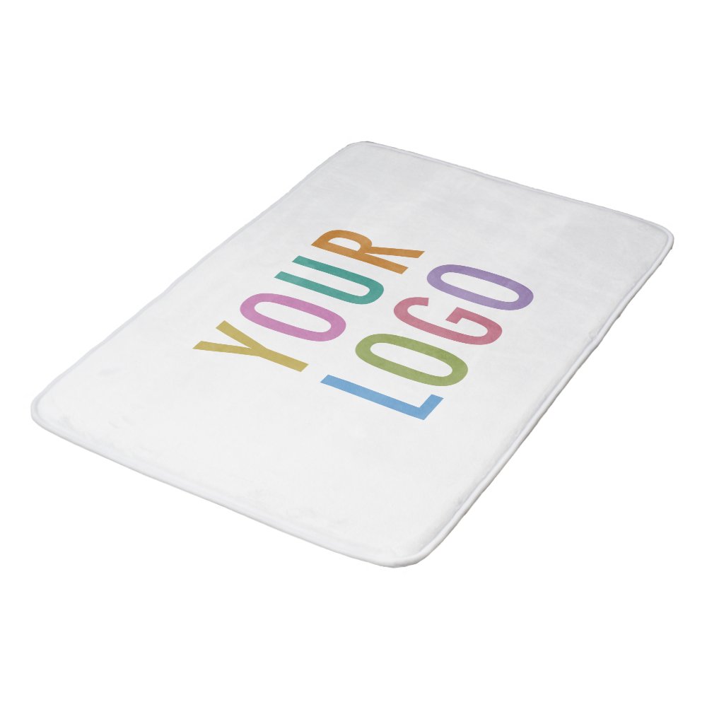 Personalized Bath Mat Custom Business Company Logo