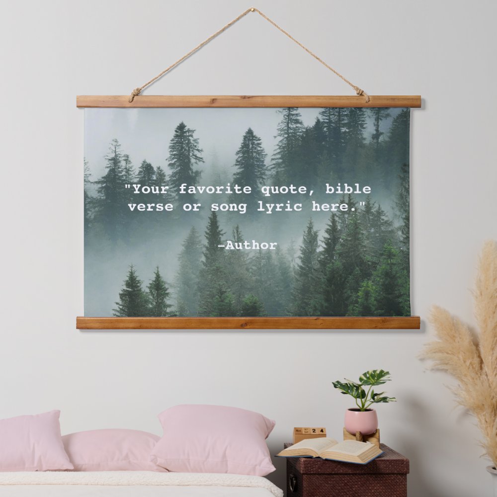 Create Your Own Quote Hanging Tapestry
