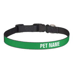 Pet name collar