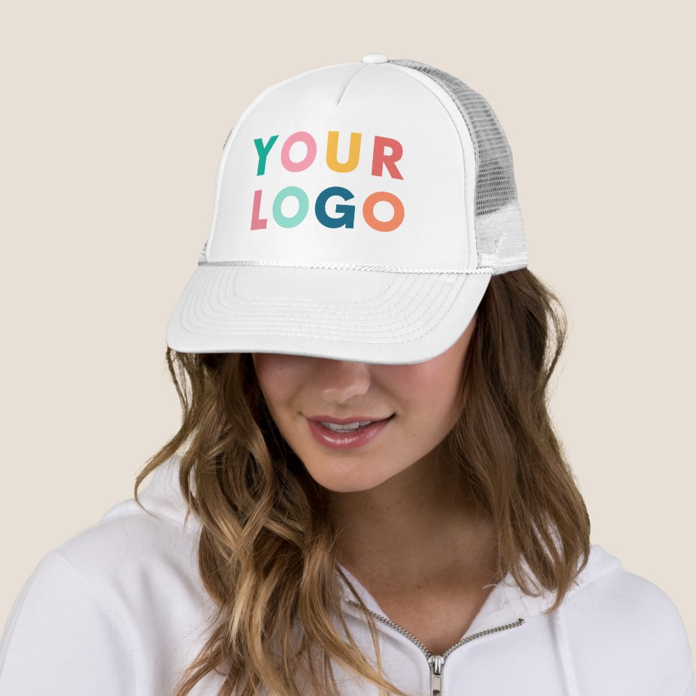 Custom Company Business Logo  Trucker Hat