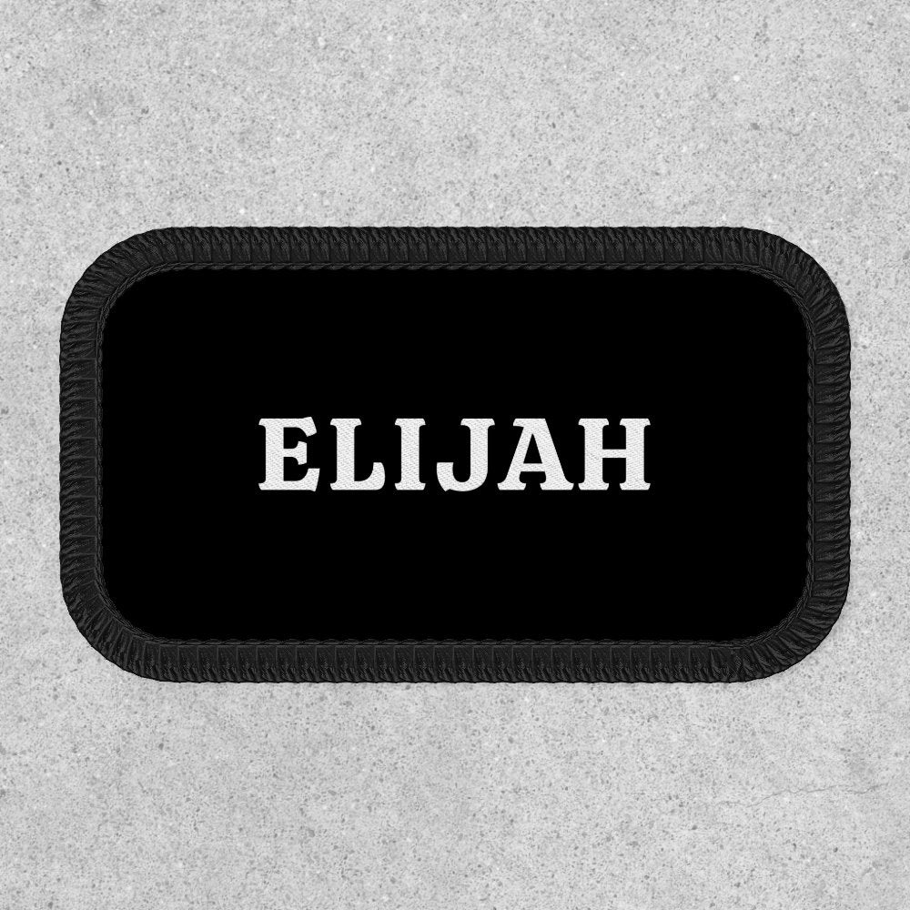 Name Business Employee Bold Retro Patch