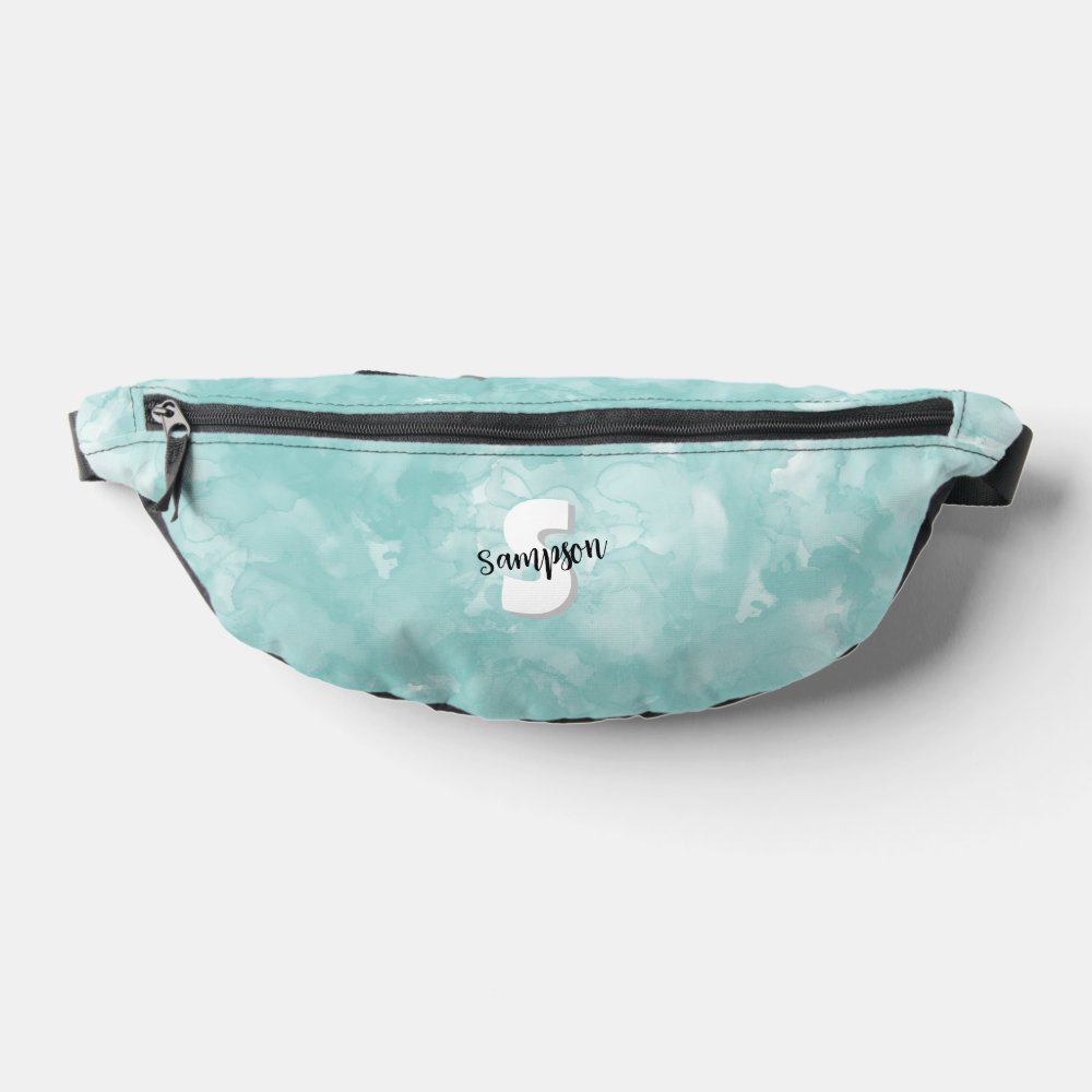 Simple Cute Modern Initial Monogram Fanny Pack