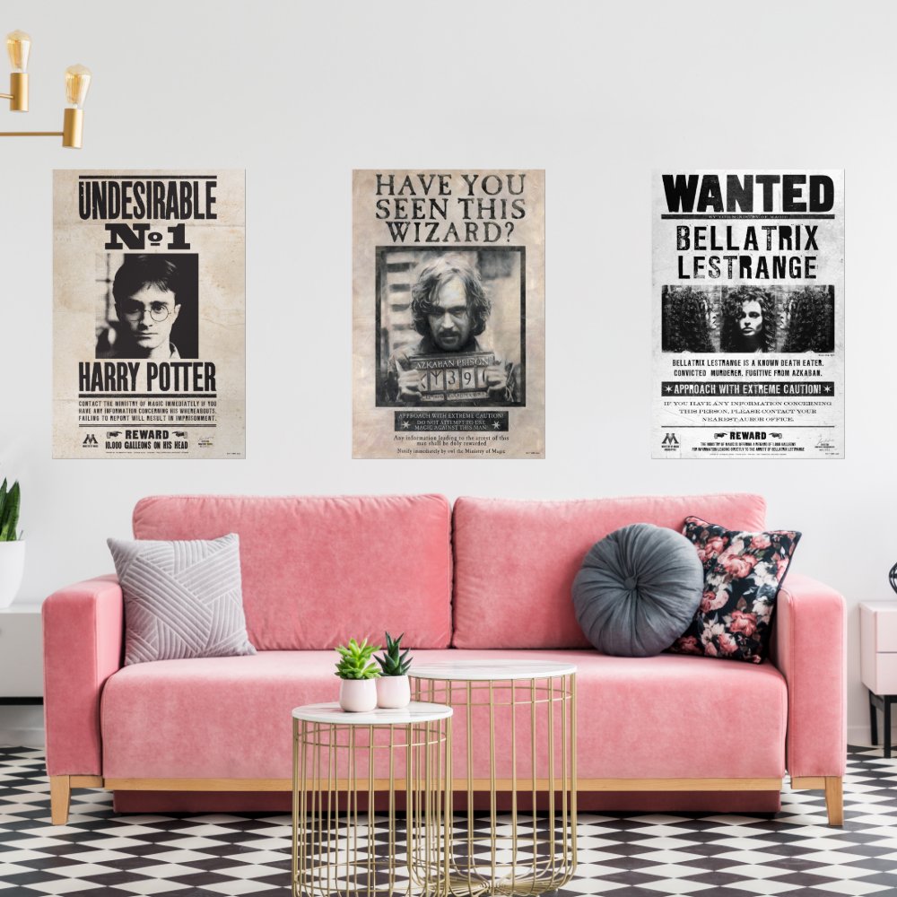 HARRY POTTER™ Wanted Wall Art Sets