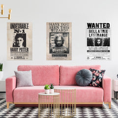 HARRY POTTER™ Wanted Wall Art Sets