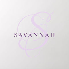 Modern Stylish Monogram Script Blush Name Wall Decal