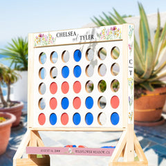 Wildflower Wedding Garden Party Game Fast Four