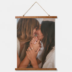 Customizable Hanging Photo Canvas Tapestry
