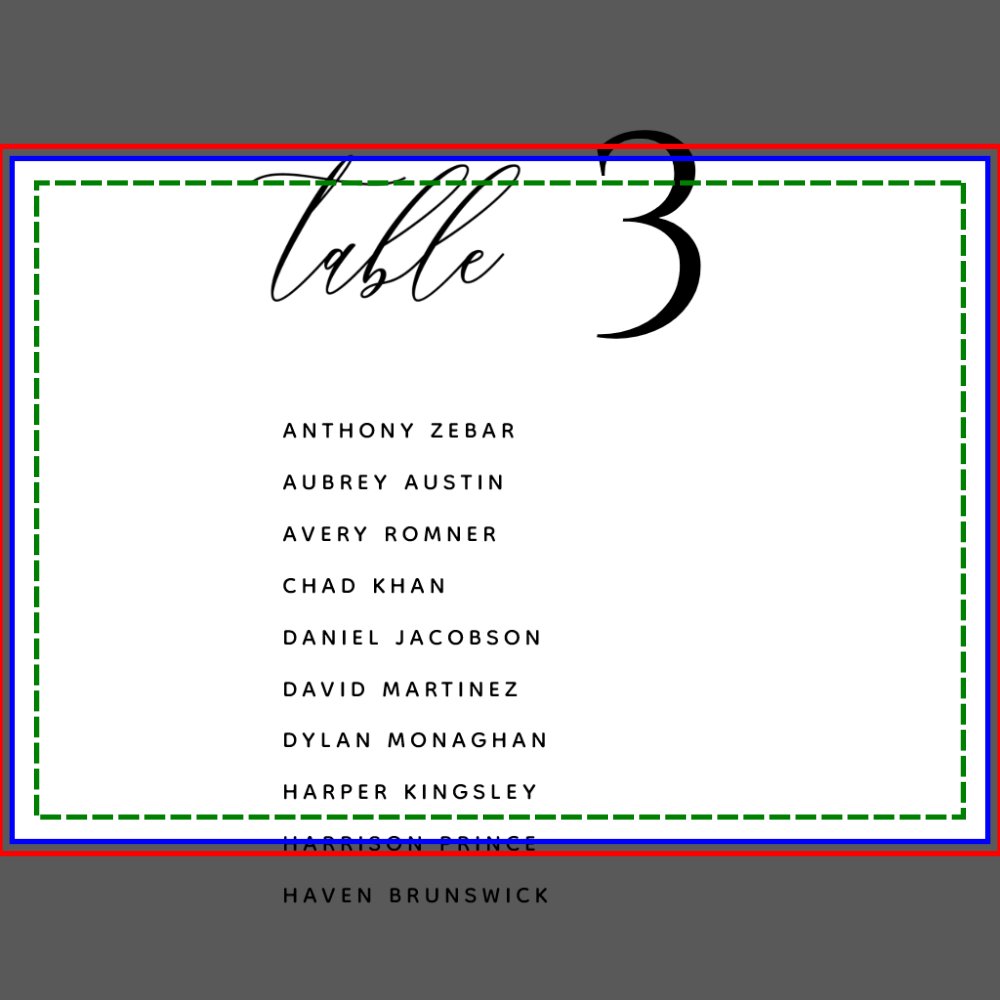 Modern Minimal Wedding Table Seating Chart Cards
