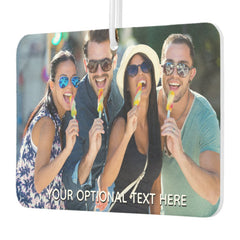 YOUR PHOTOS & TEXT custom car air freshner Freshener