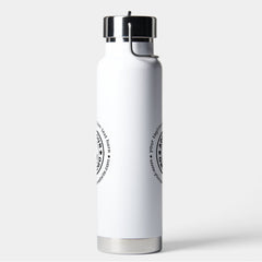 Simple Custom Company Business Logo Website Text  Water Bottle