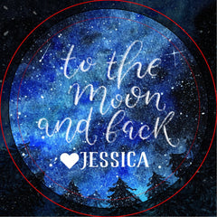 Love You to the Moon and Back | Personalized Cufflinks