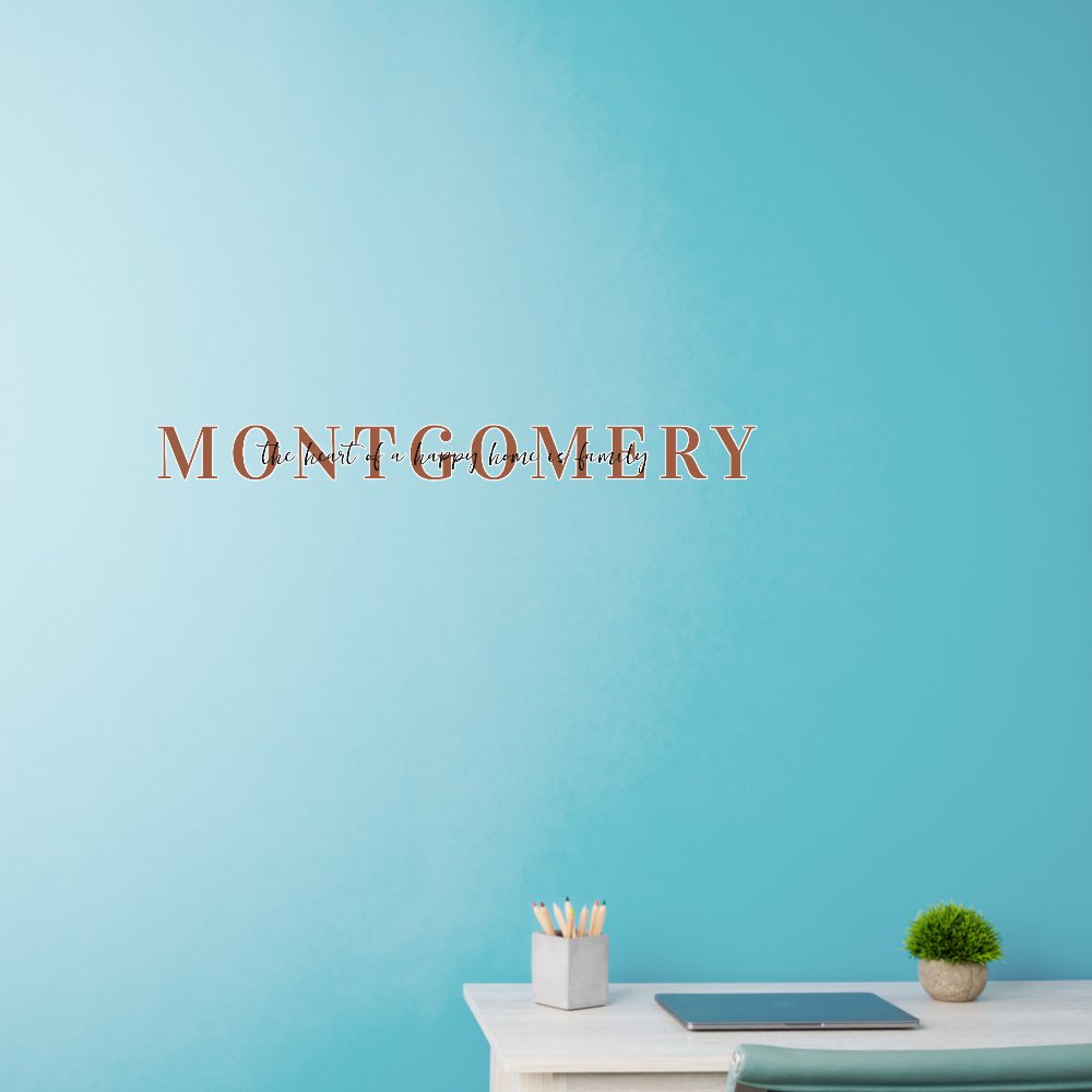 Family Name & Quote Wall Decal