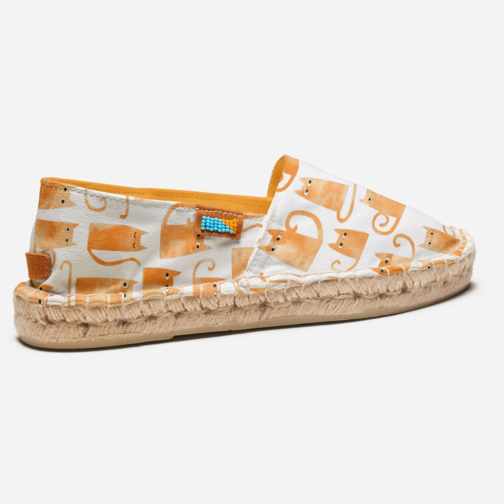 Orange Cat Espadrilles