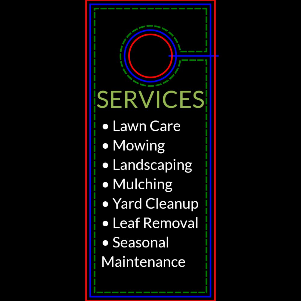 Landscaping & Lawn Service Professional Door Hange Hanger