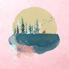 Forest on the moon!  Wall Decal