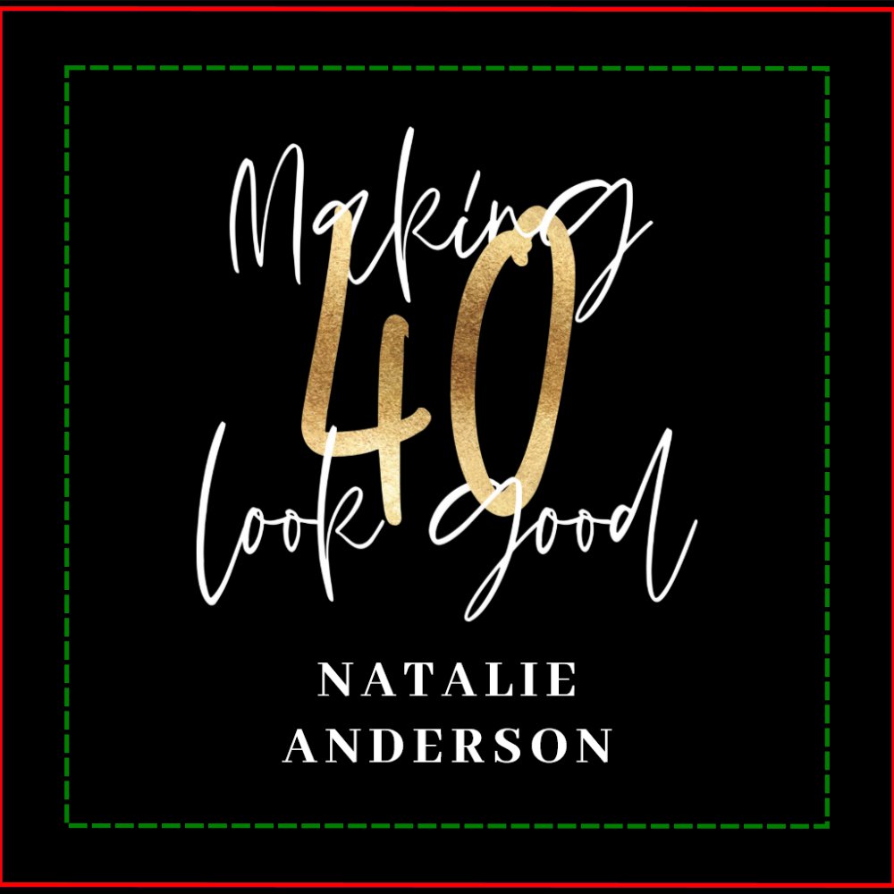 modern black and gold 40th birthday party  paper cups