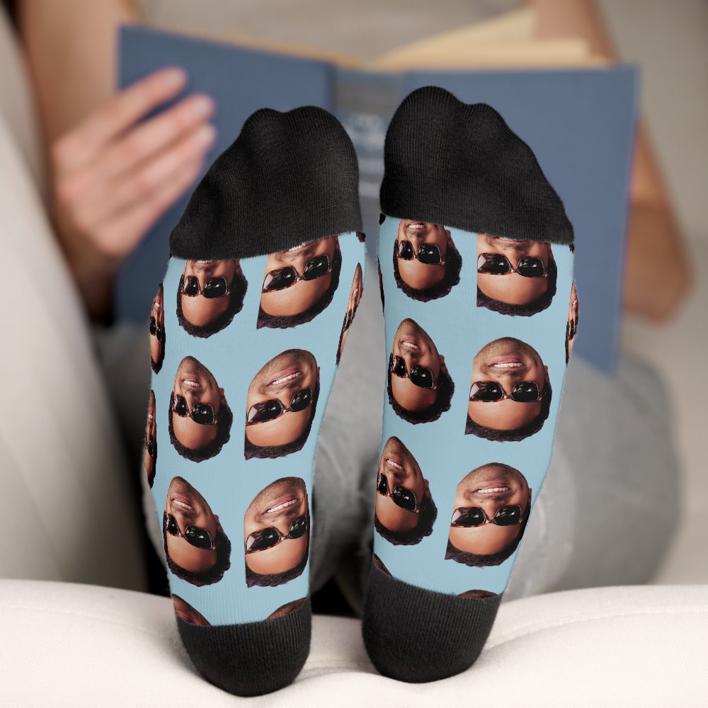 Fun Personalized Face Photo Socks