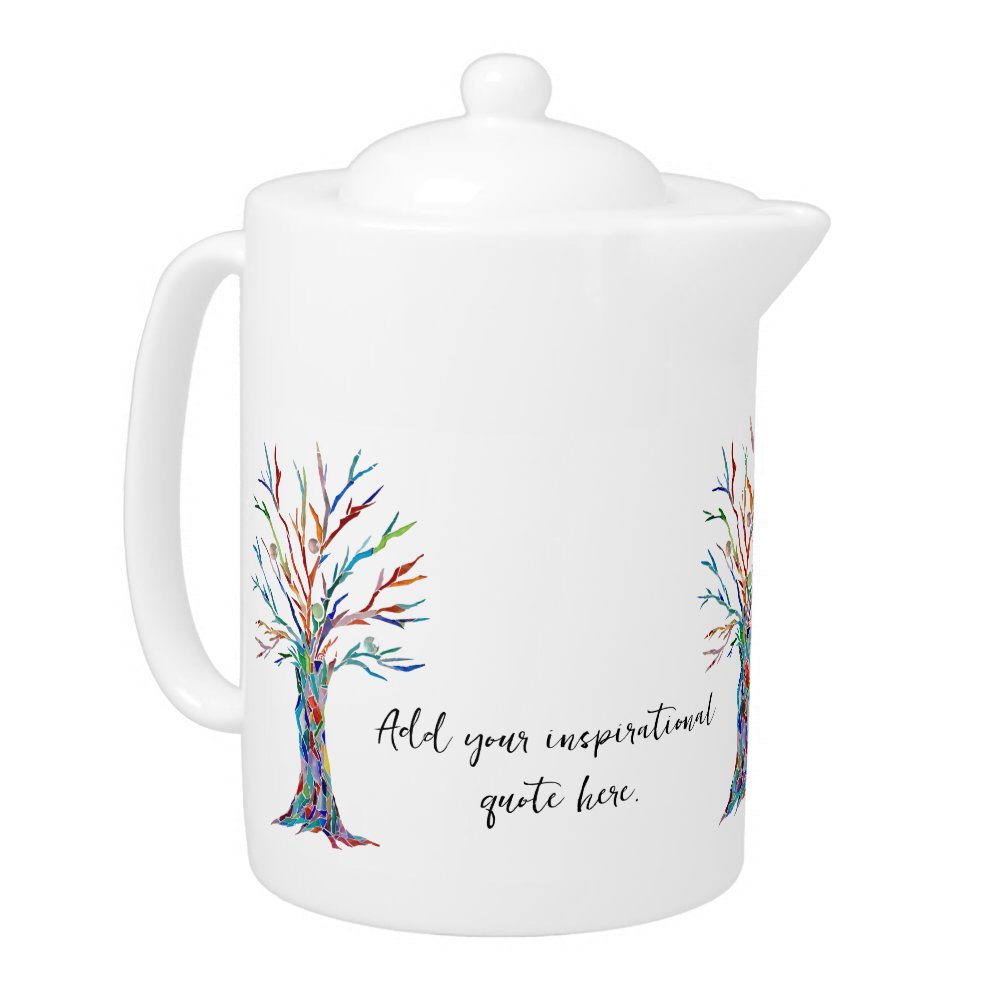 Create Your Own Inspirational Quote Teapot