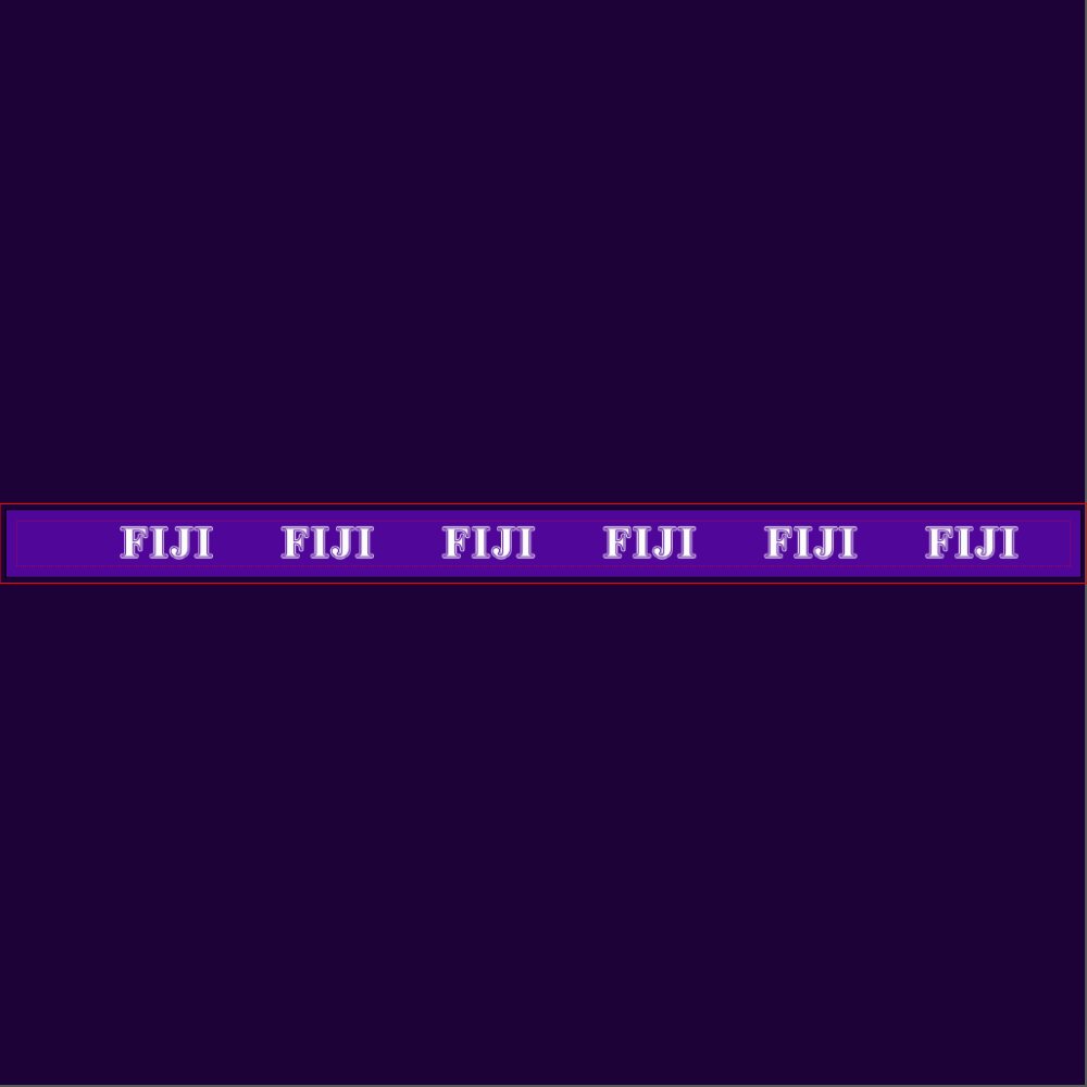 Phi Gamma Delta Whie and Purple Letters Pet Collar