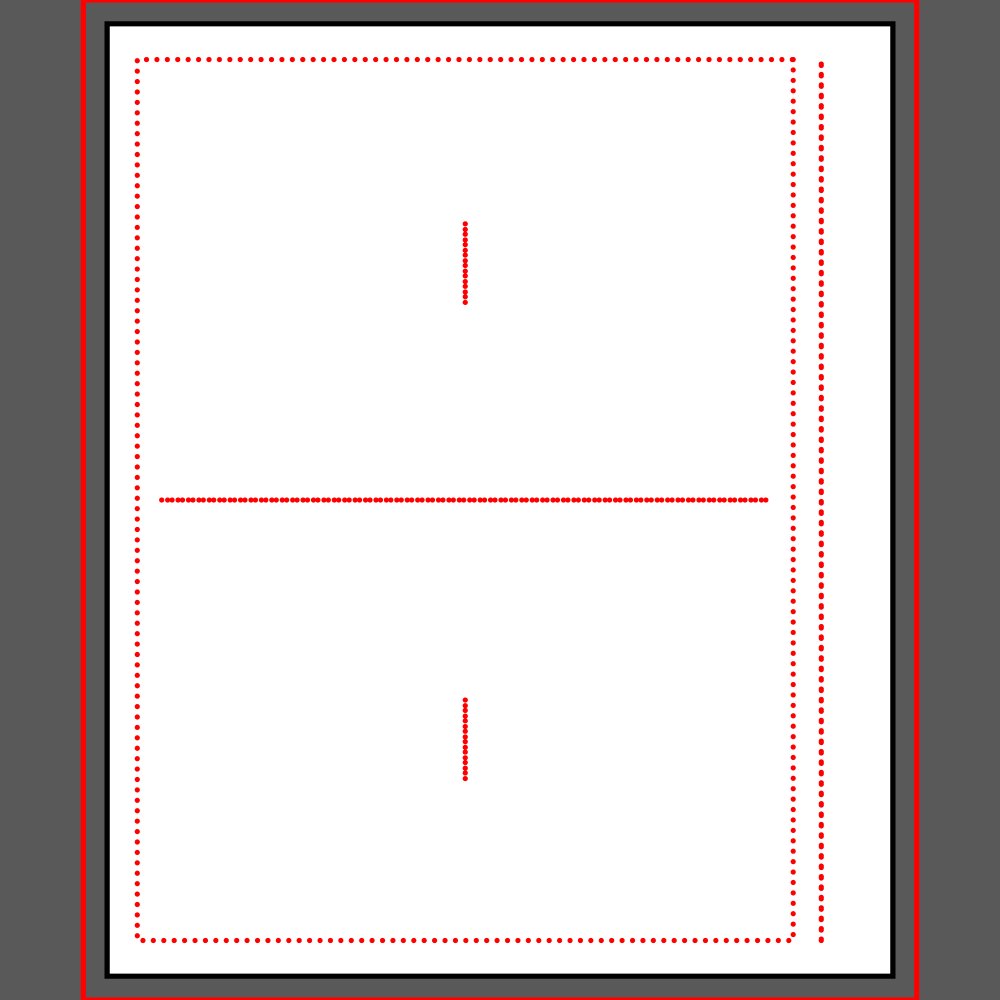 Your 8 Photo Pillowcase Double Sided Template