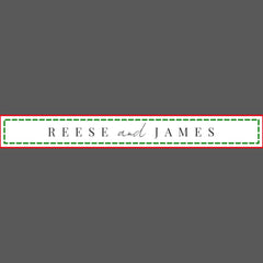 Inline | Modern Minimal Personalized Wedding Topple Tower