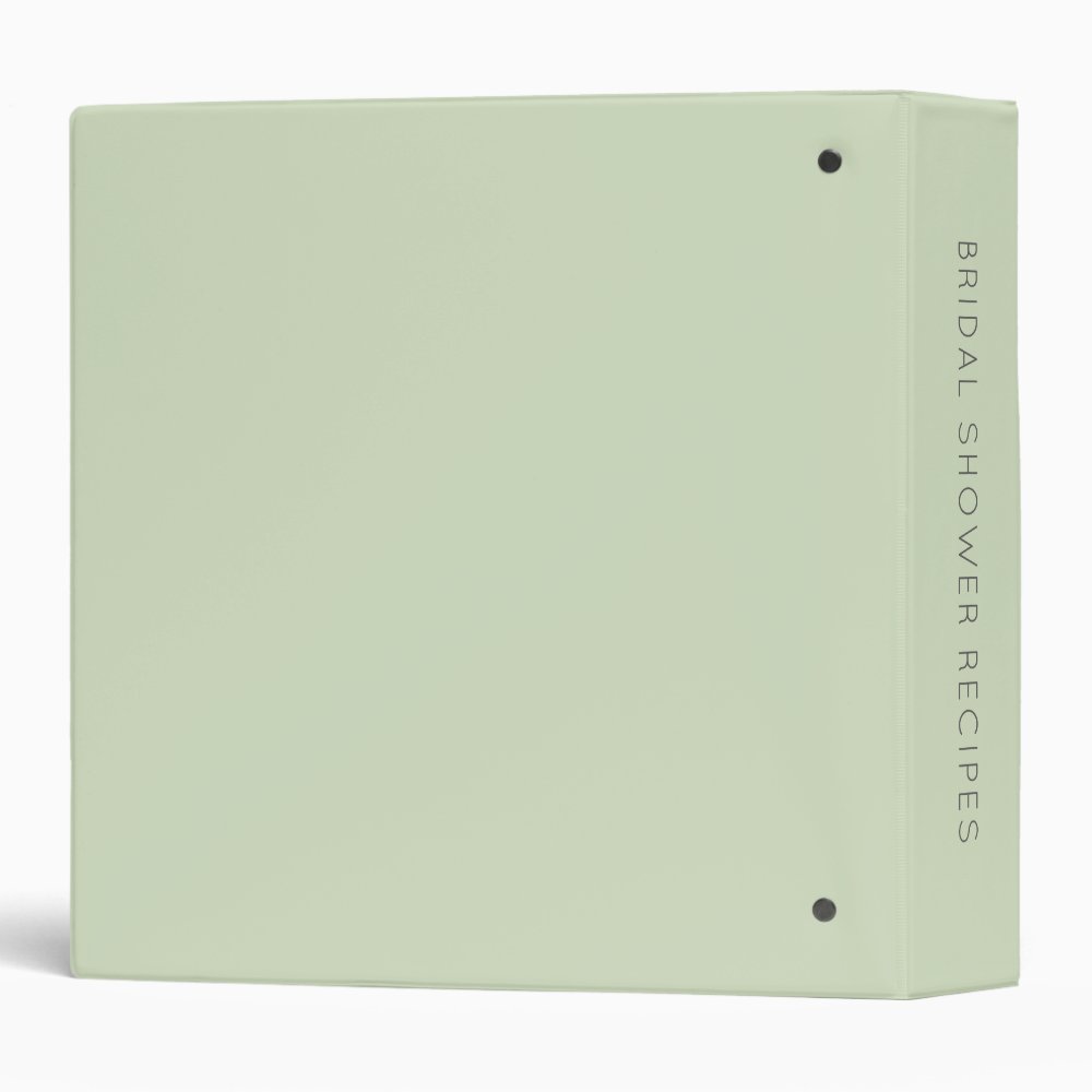 Wildflowers elegant bridal shower recipe book 3 ring binder