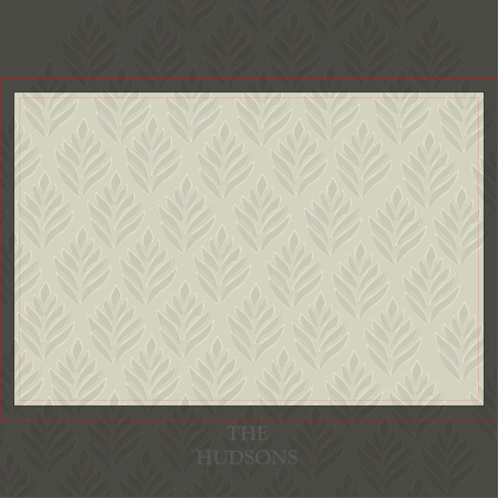 Timeless Elegant Olive Green Botanical Custom Kitchen Towel